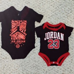2 Jordan baby bodysuit
